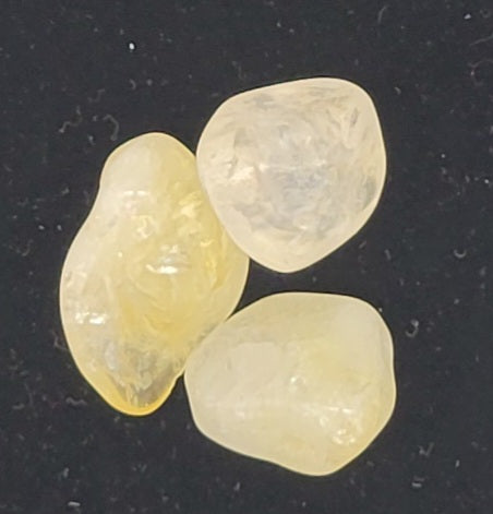 Loose Small Citrine Tumble Stones 1oz