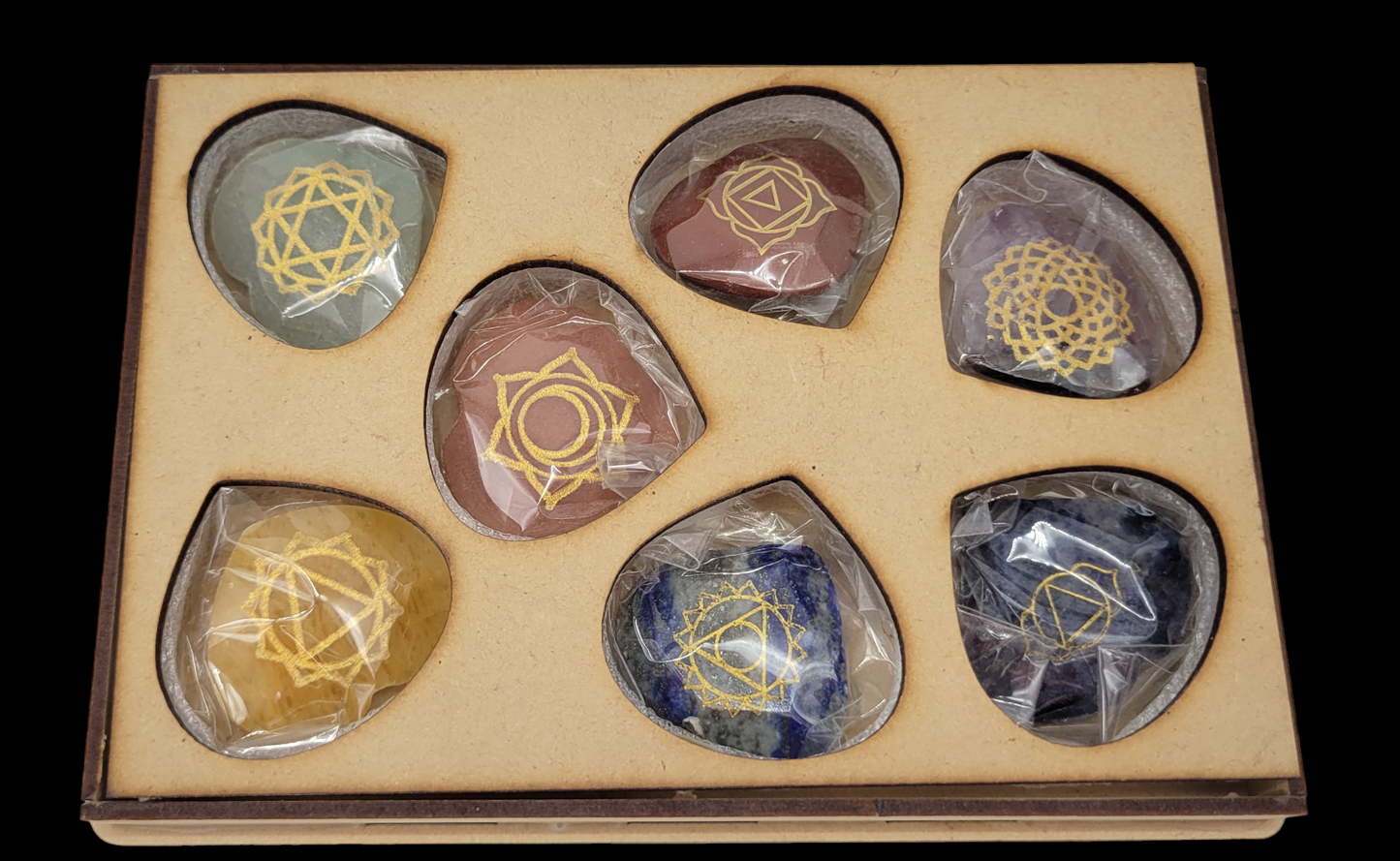 Chakra Tree of Life Hand Carved Box