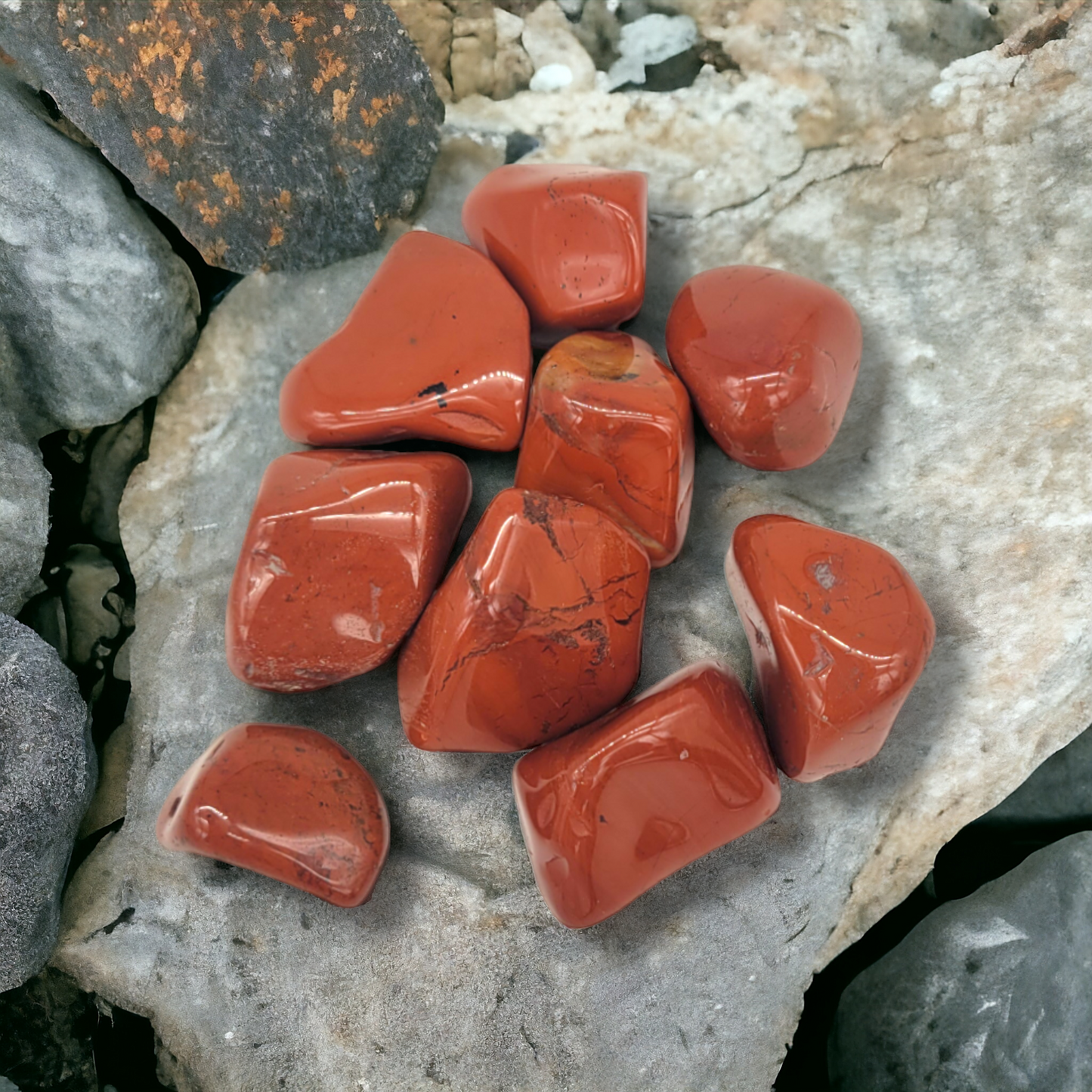 Red Jasper Tumble Stone