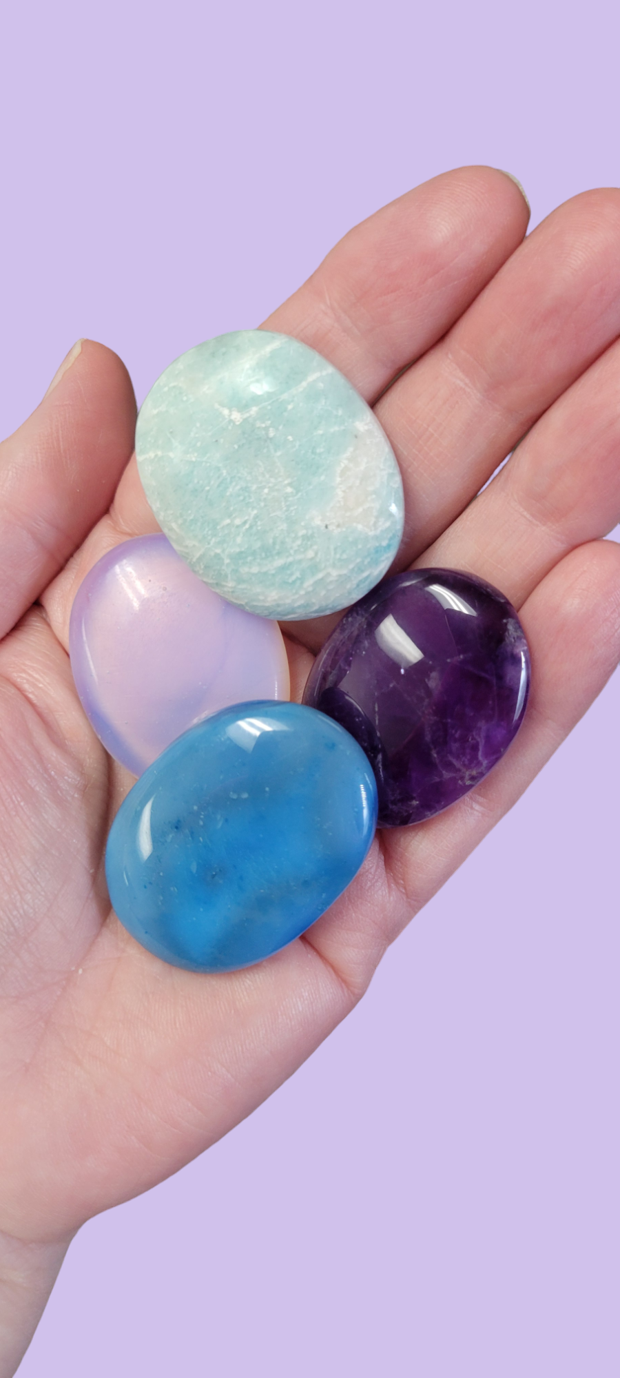 Opalite Worry Stone