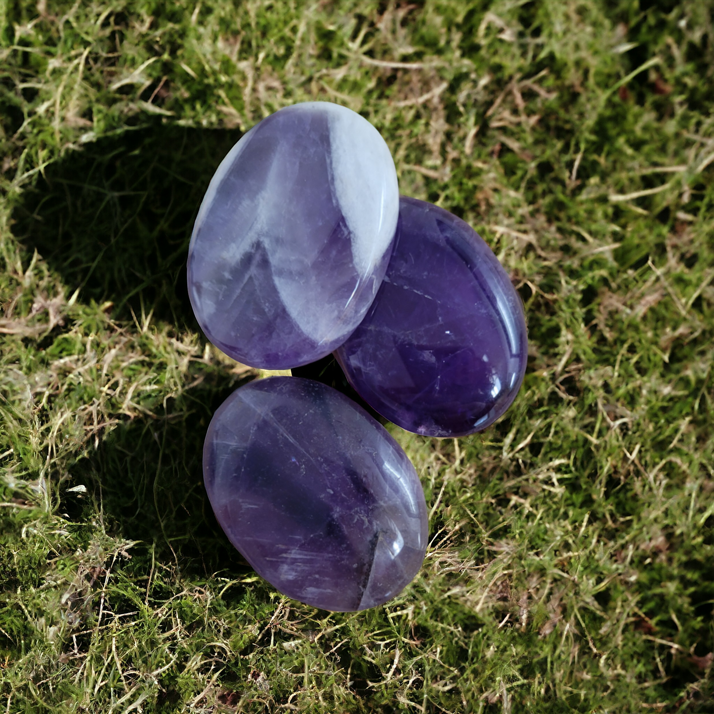 Amethyst Worry Stone