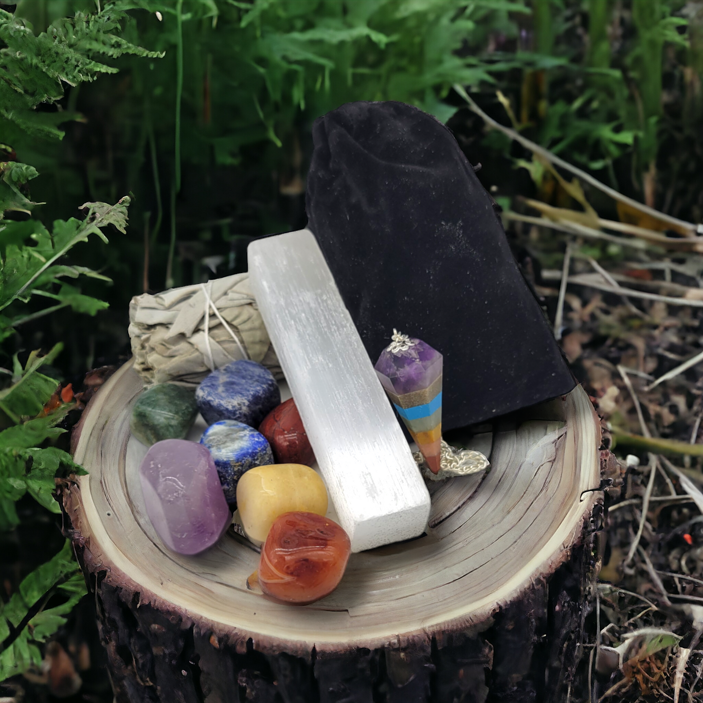 Seven Chakra Smudge Kit