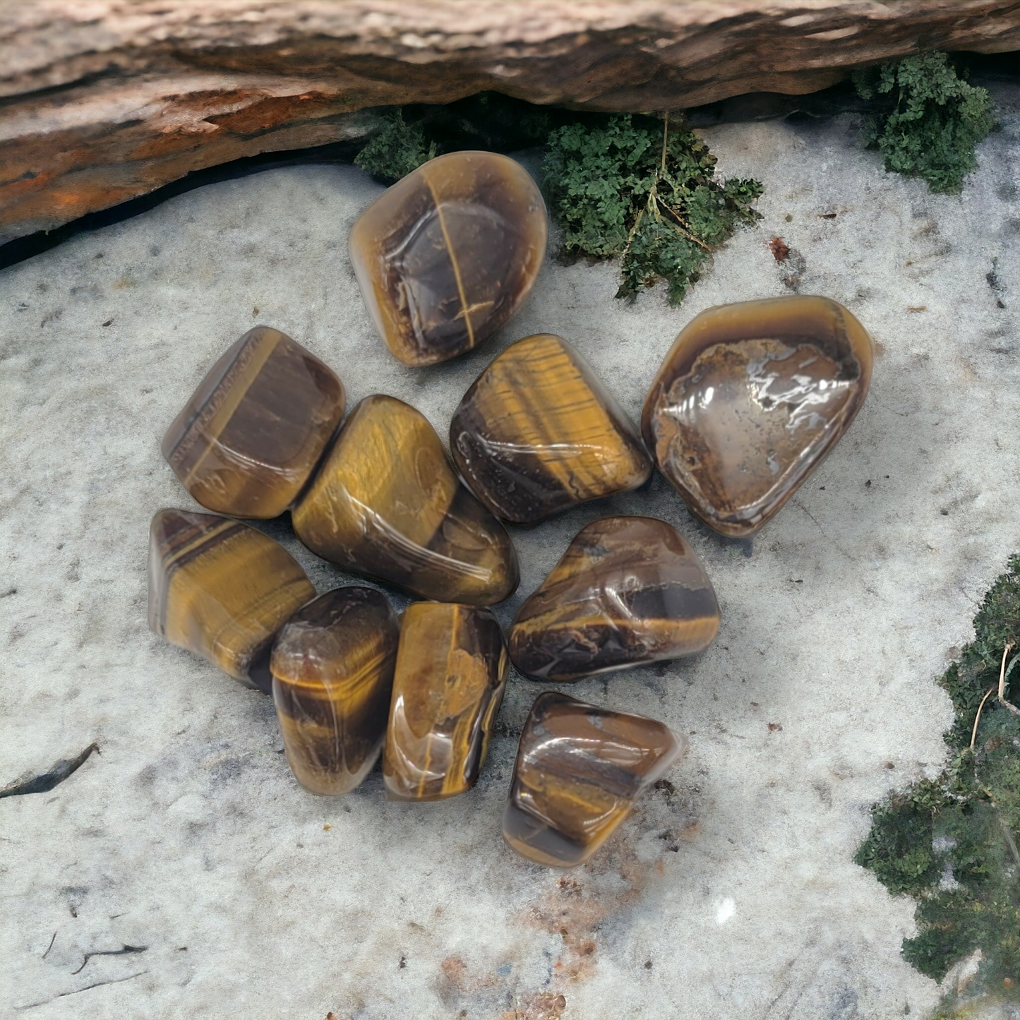 Tiger Eye Tumble Stone