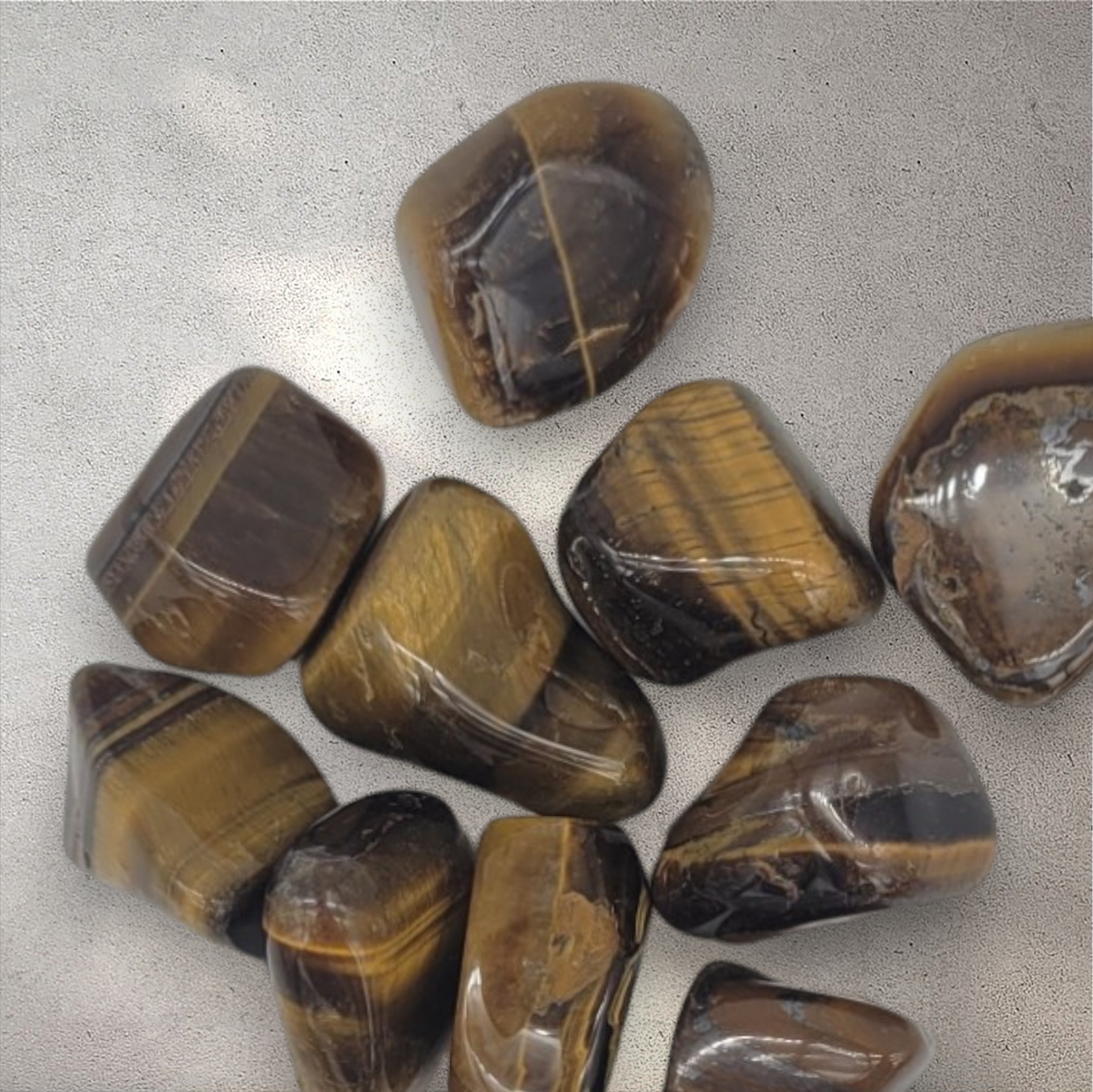 Tiger Eye Tumble Stone