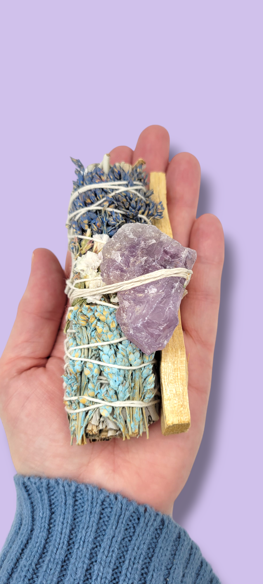 Sage & Palo Santo Bundle with Amethyst