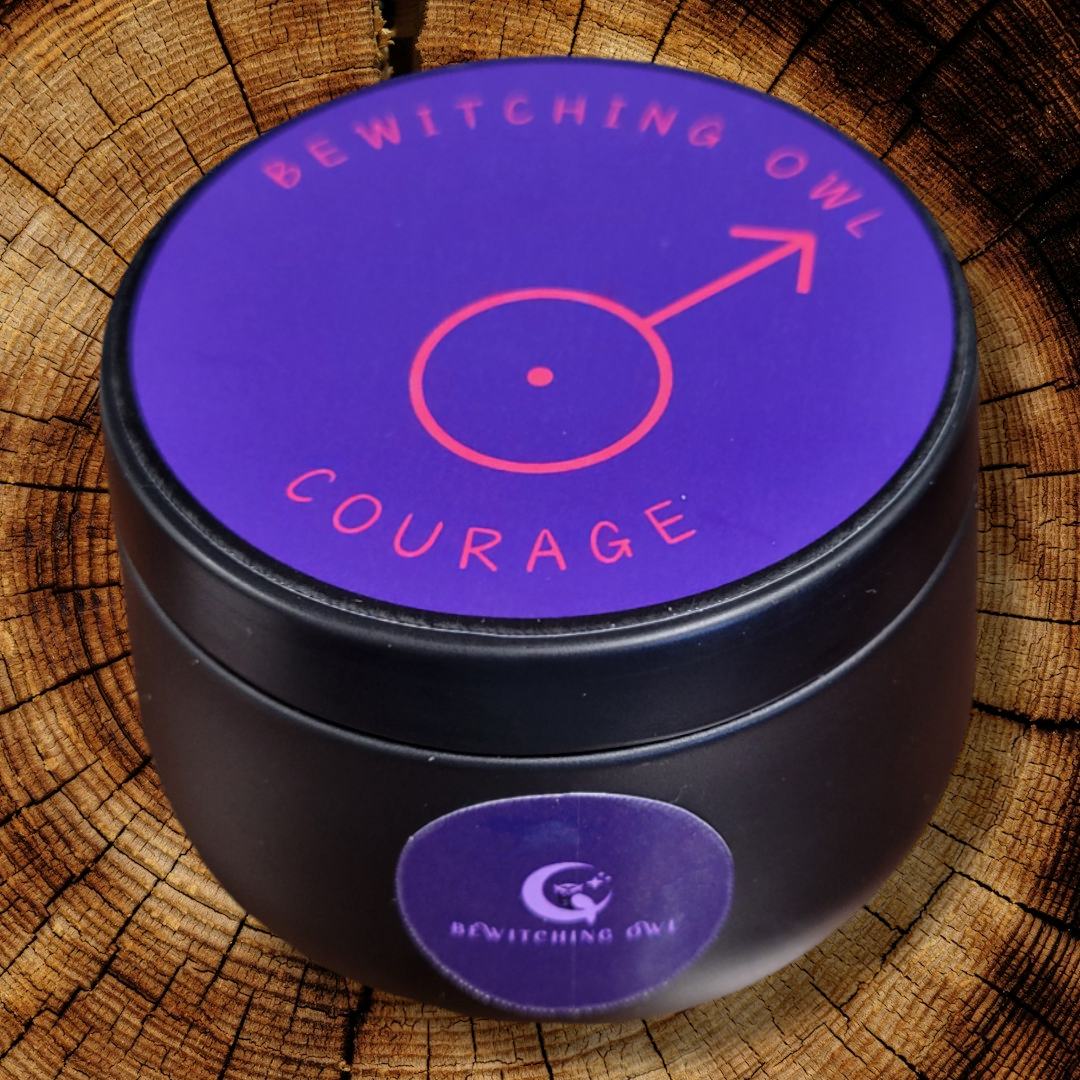 Bewitching Mars (Courage) Spell Candle 7.5oz Scented